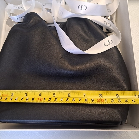 Authentic Vintage Christian Dior Leather Handbag - Picture 9 of 11